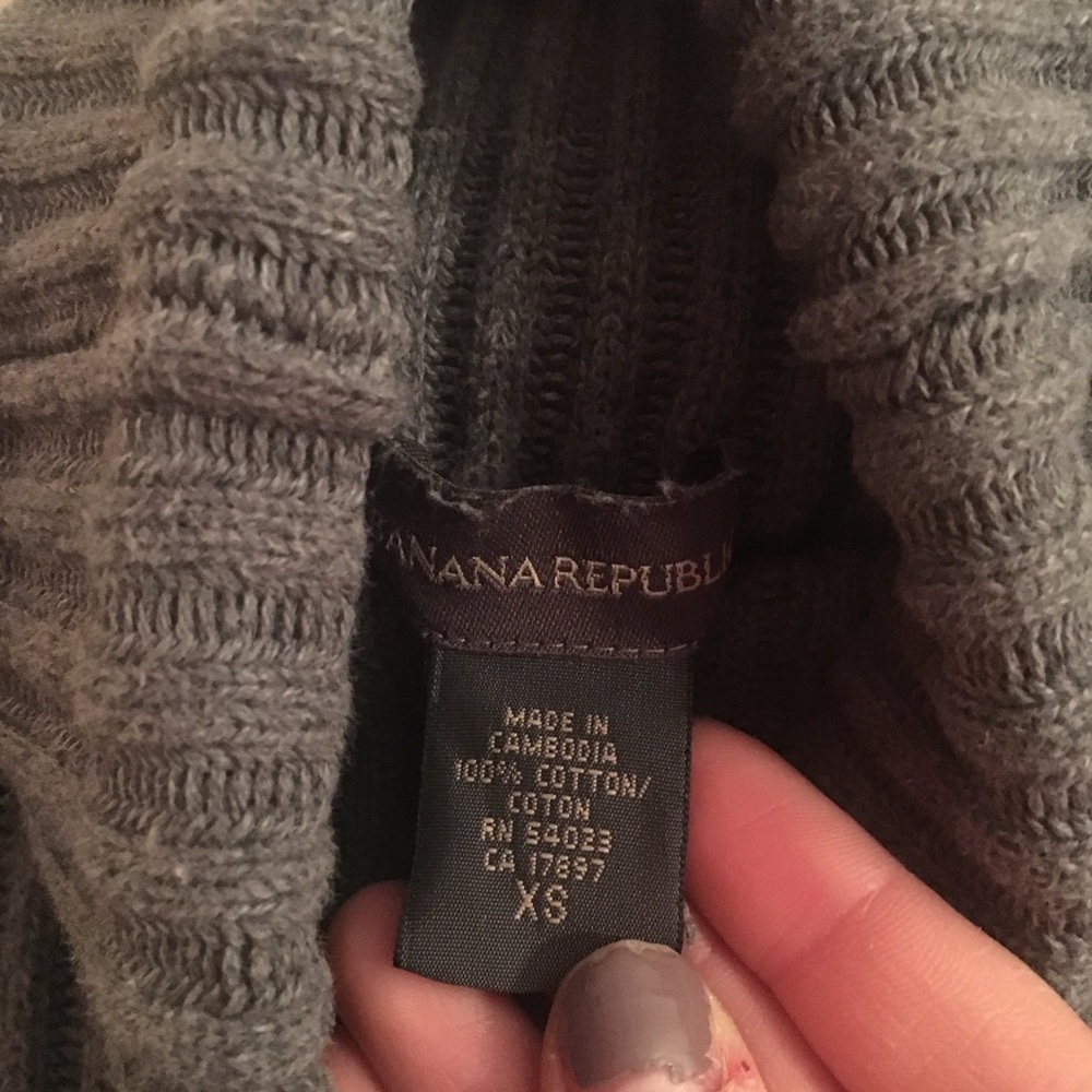 Grey Turtleneck Sweater - Picture 2 of 2